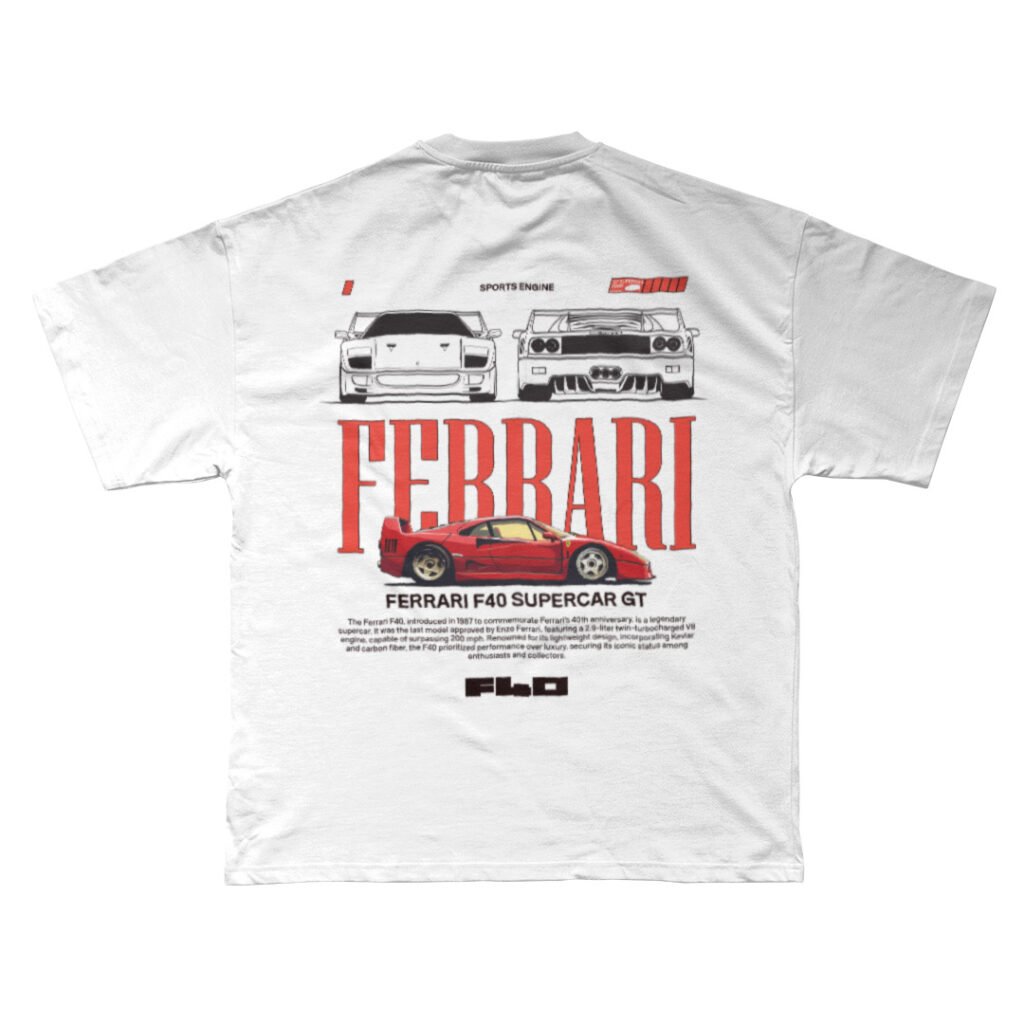 Ferrari F40 Classic Tshirt